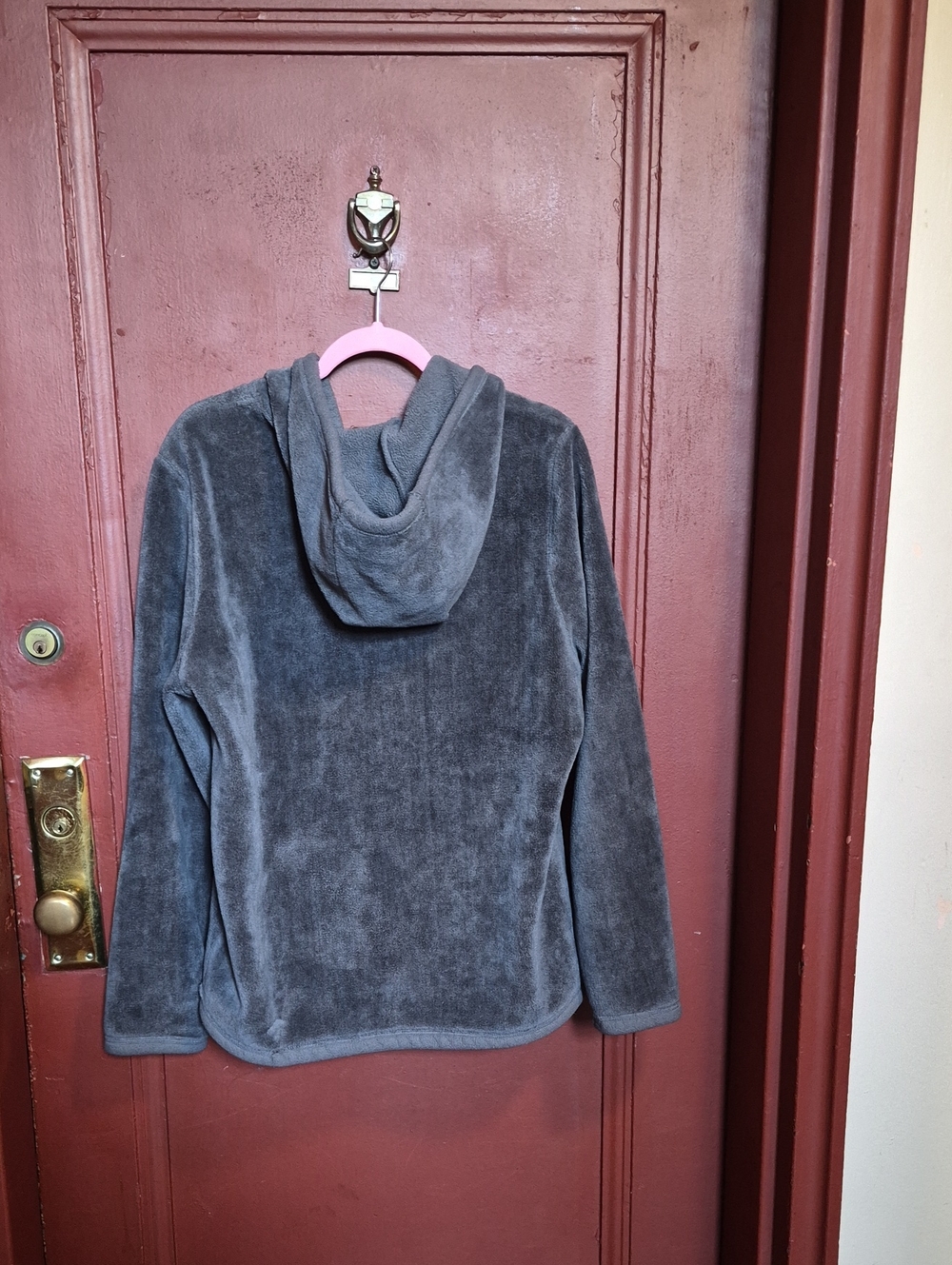 Wilsons Charcoal Plush Women's Sweatshirt Hoodie Size XL